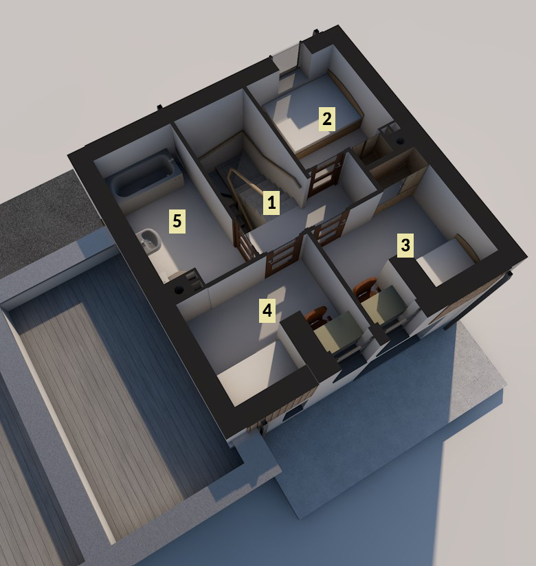 Apartamenty Ogrodowa - Apartament nr 1A - piętro